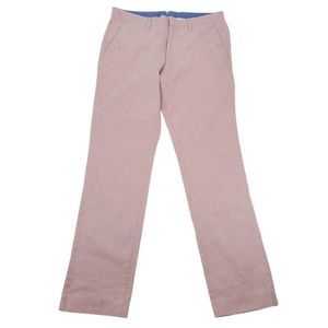 Bonobos Pants Mens Size 32 Pink Slim Tailored Chinos